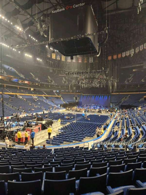 KeyBank Center, section: 121, row: 16, seat: 14