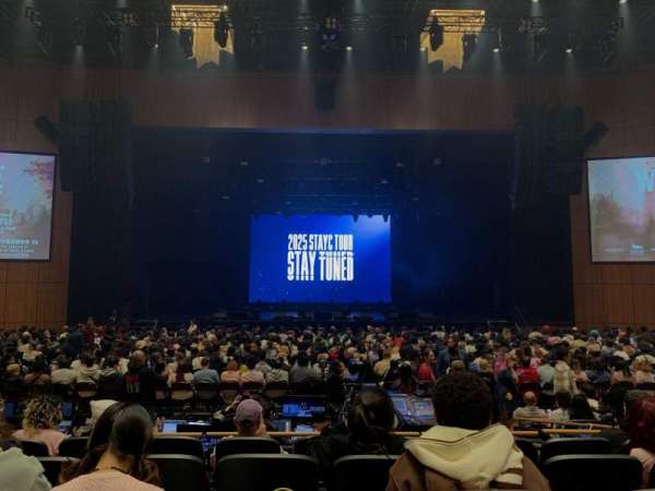 The Theater at MGM National Harbor, section: 103, row: G, seat: 11