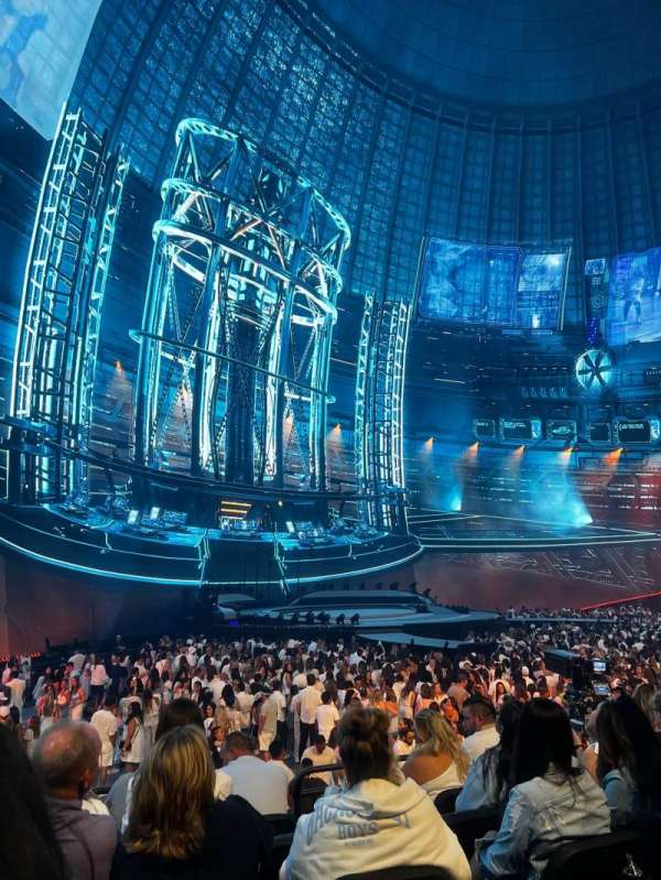 The Sphere, Vegas, section: 102, row: 17, seat: 5