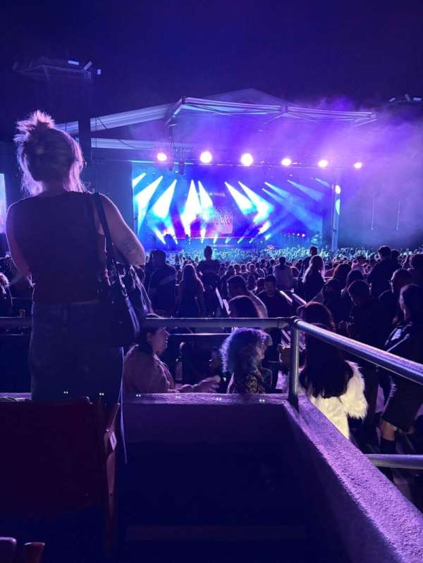 The Greek Theatre, section: B Left, row: C, seat: 3