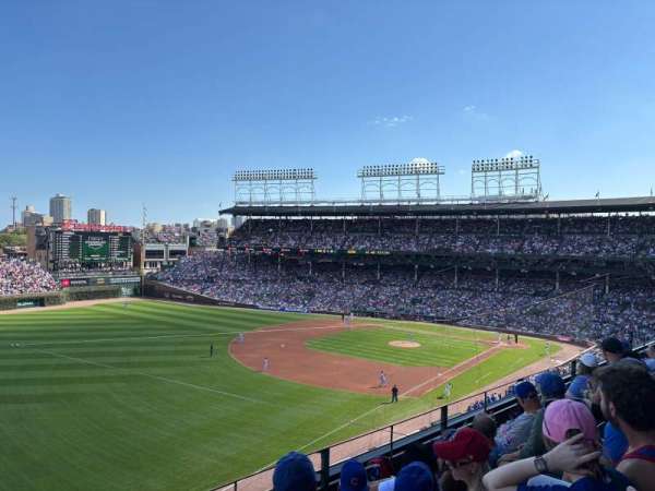 Wrigley Field, section: 305L, row: 4, seat: 3