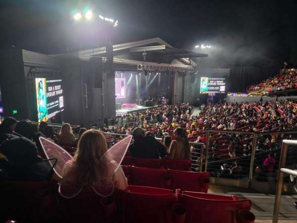 The Greek Theatre, section: North Terrace, row: B, seat: 21-25