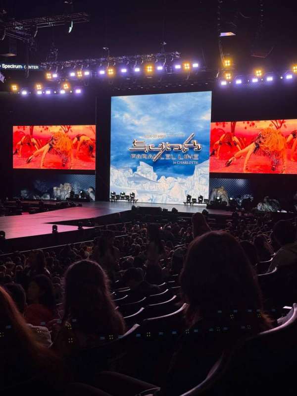 Spectrum Center, section: 115, row: N, seat: 16