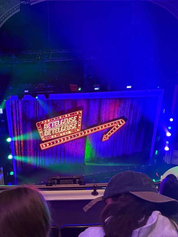 Palace Theatre, Broadway, section: Balcony L, row: E, seat: 7