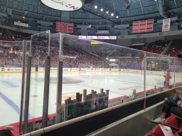 Bojangles' Coliseum, section: 122, row: B, seat: 11