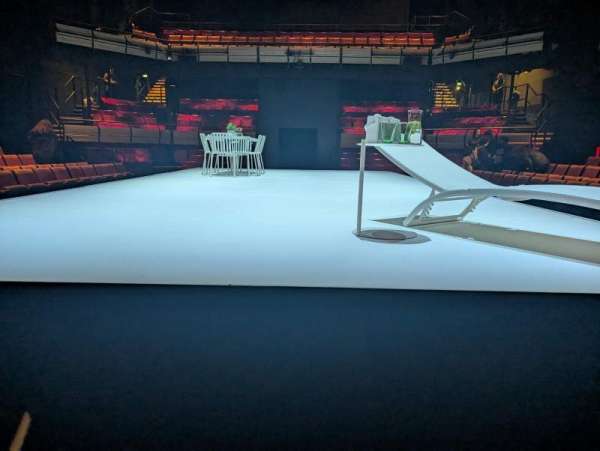 Bridge Theatre, section: Stalls, row: C, seat: 33