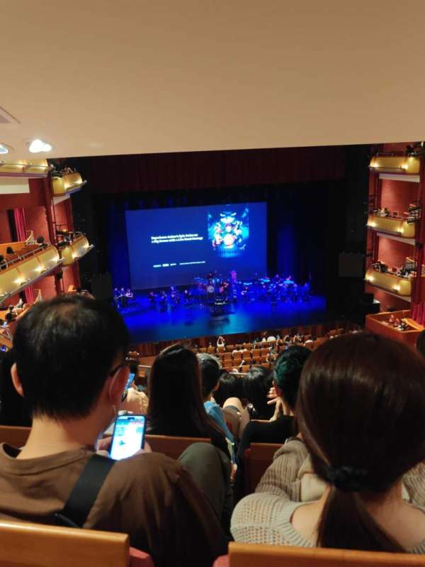 Esplanade Theatre, section: Circle 2, row: HH, seat: 23