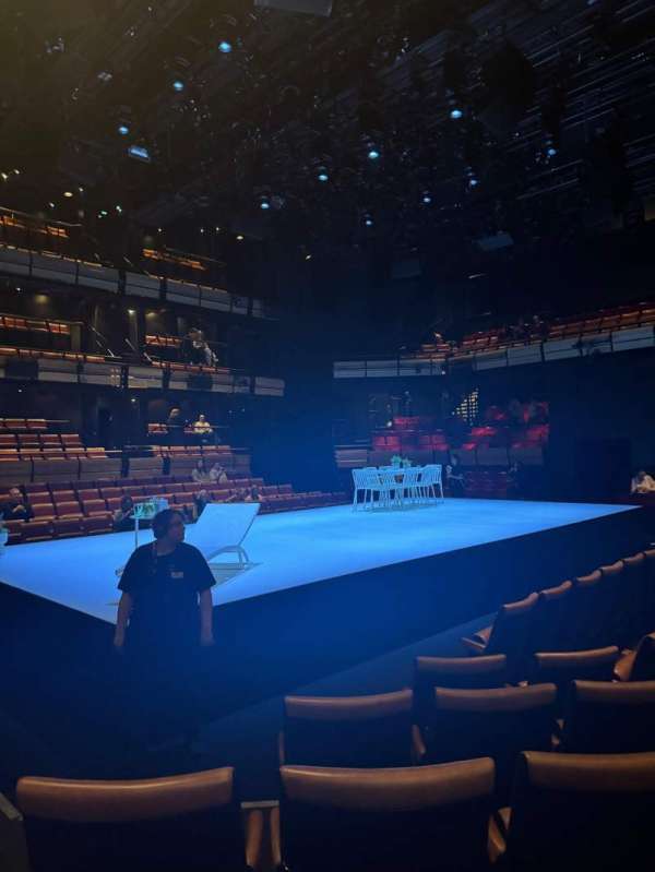 bridge theatre, section: Stalls, row: F, seat: 21