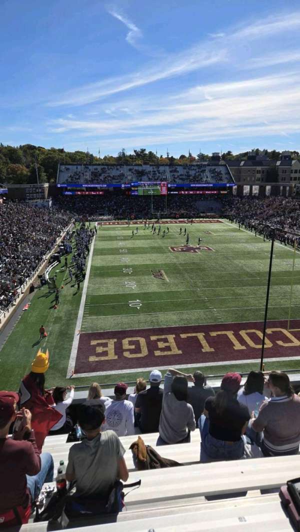 Alumni Stadium, Boston College, section: WW, row: 8, seat: 29