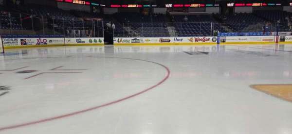 DCU Center, section: 110, row: Cc, seat: 6