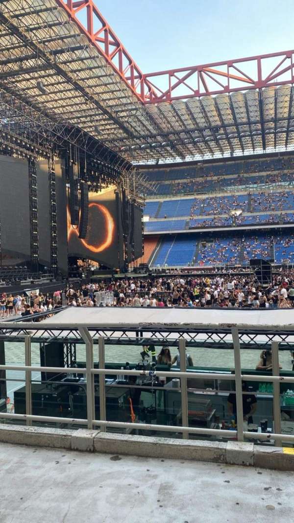 San Siro, section: 143, row: 2, seat: 3