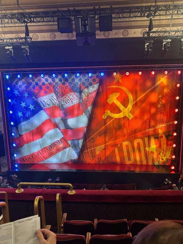 Imperial Theatre, section: Front Mezzanine RC, row: E, seat: 302