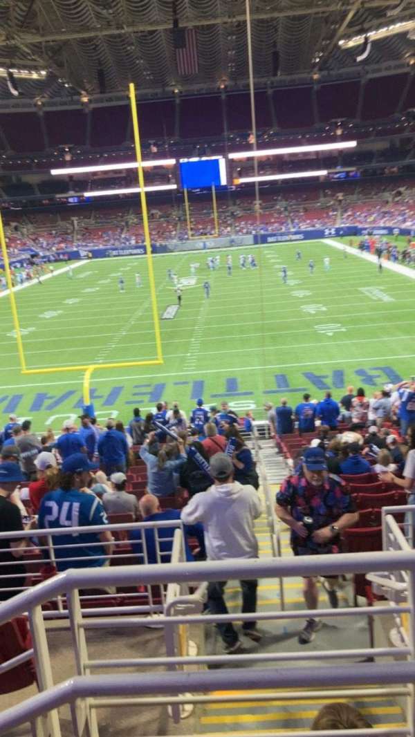 The Dome at America's Center, section: 126, row: 1, seat: 6
