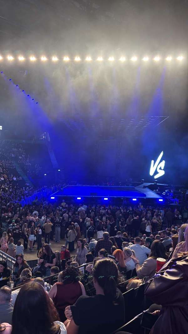 AO Arena, section: 114, row: M, seat: 12