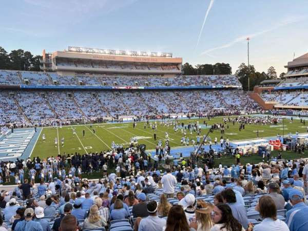Kenan Memorial Stadium, section: 122, row: II, seat: 15