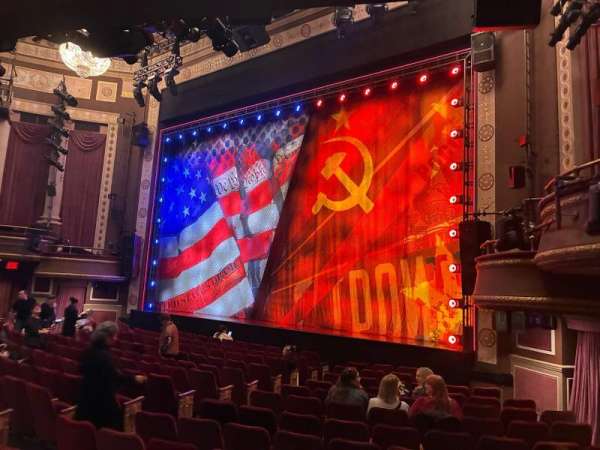 Imperial Theatre, section: Orchestra R, row: M, seat: 20