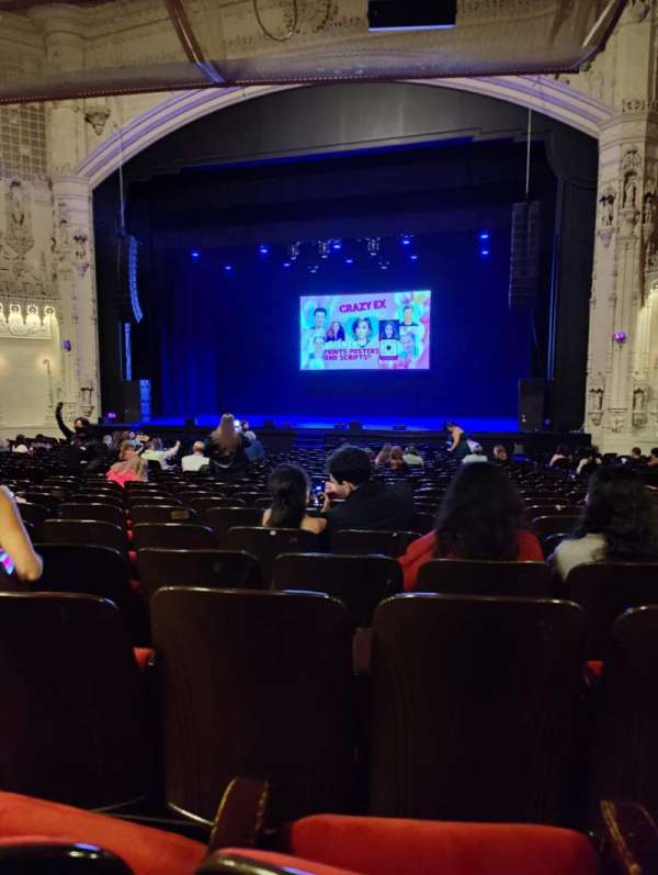 Orpheum Theatre, San Francisco, section: Orchestra RC, row: X, seat: 122