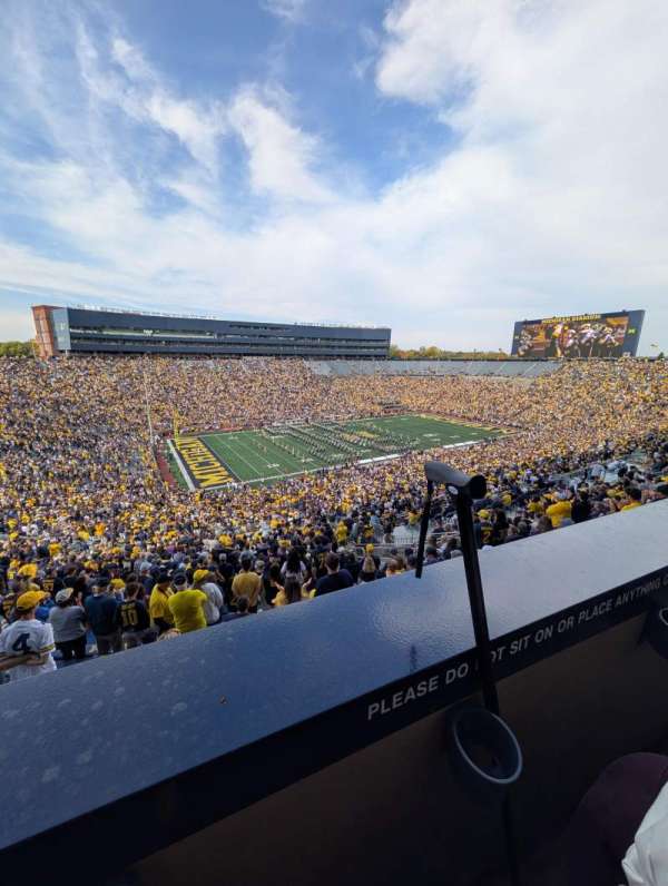 Michigan Stadium, section: 303, row: 1, seat: 8