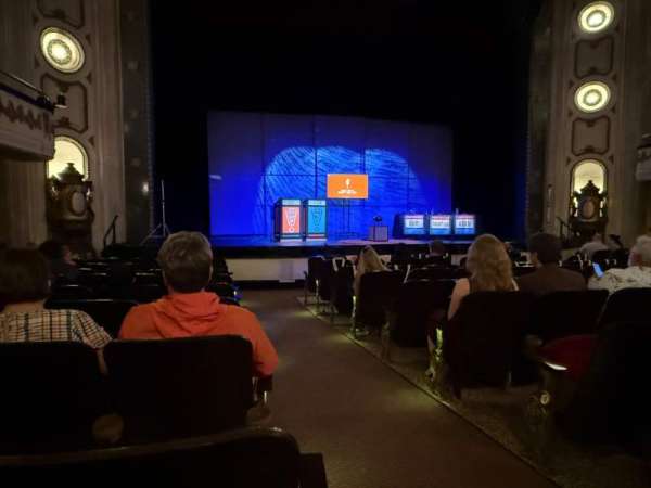 Studebaker Theatre, section: Orchestra, row: J, seat: 1