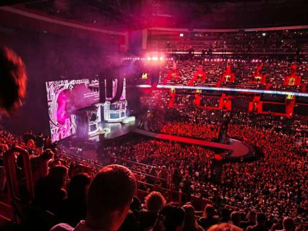 Avicii Arena, section: B8, row: 14, seat: 168