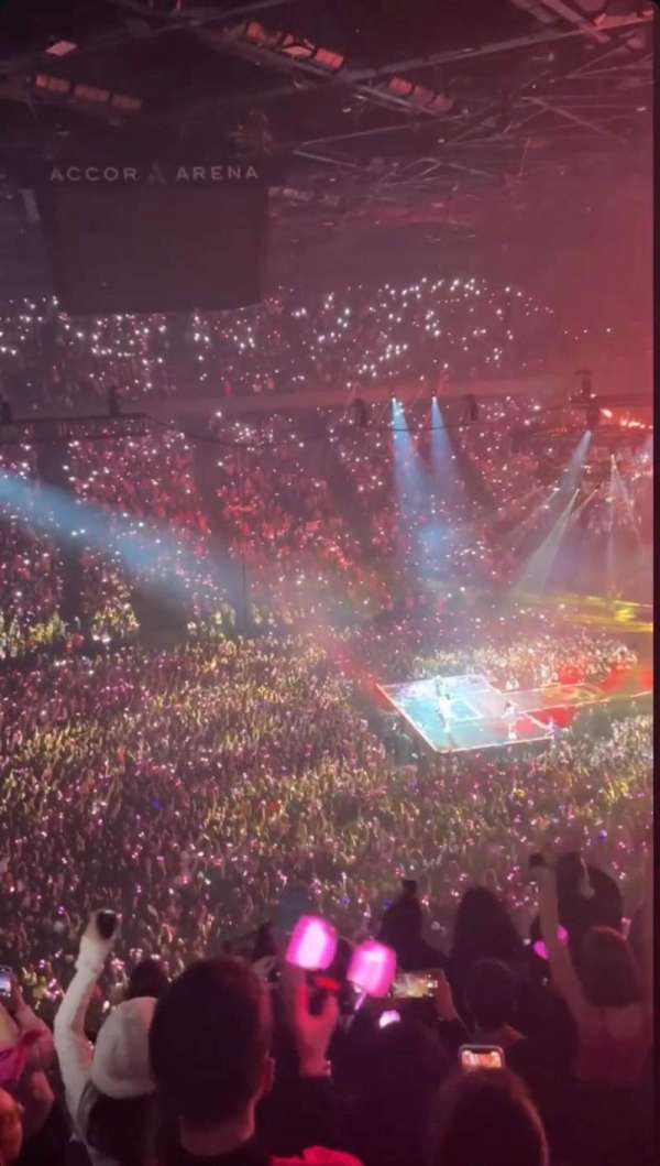 Accor Arena, section: Balcon E, row: 86, seat: 25