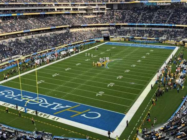 Sofi stadium, section: 312, row: 8, seat: 15