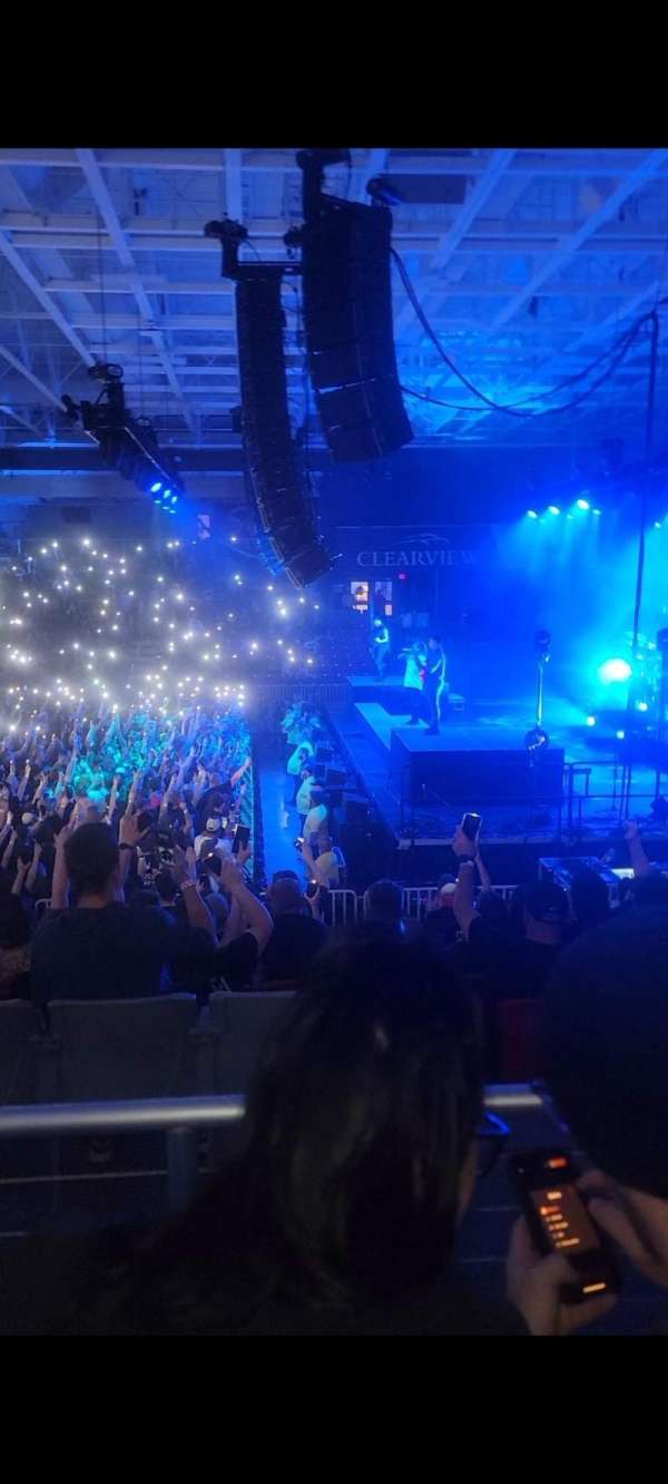 UPMC Events Center, section: 105, row: L, seat: 5