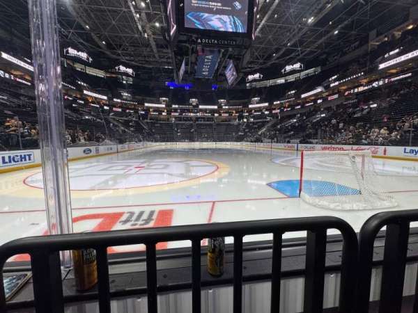 Delta Center, section: 13, row: 1, seat: 8