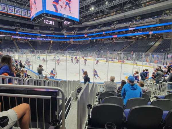 UBS Arena, section: 101, row: 9, seat: 8