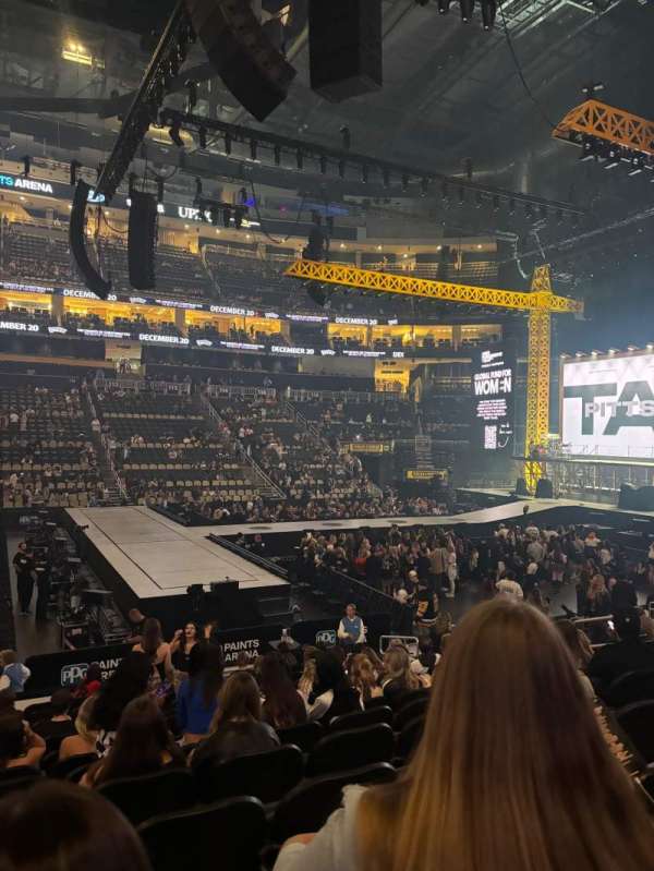 PPG Paints Arena, section: 101, row: q, seat: 11