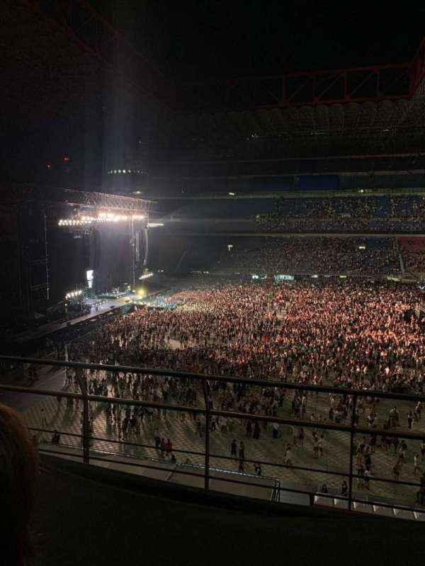 San Siro, section: 245, row: 4, seat: 18