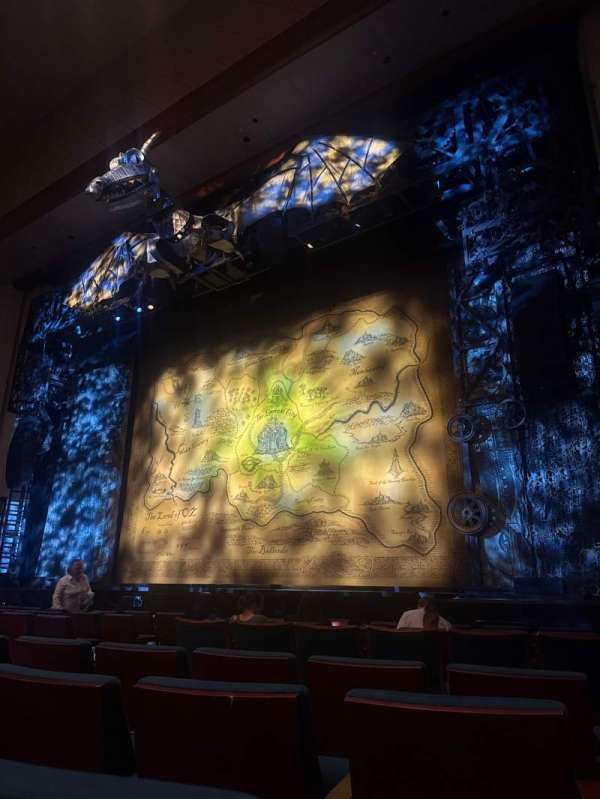 Belk theater, section: Orchestra R, row: E, seat: 104