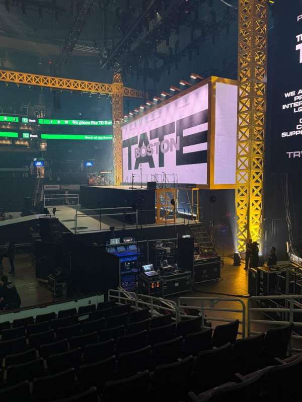 TD Garden, section: 20, row: 11, seat: 12
