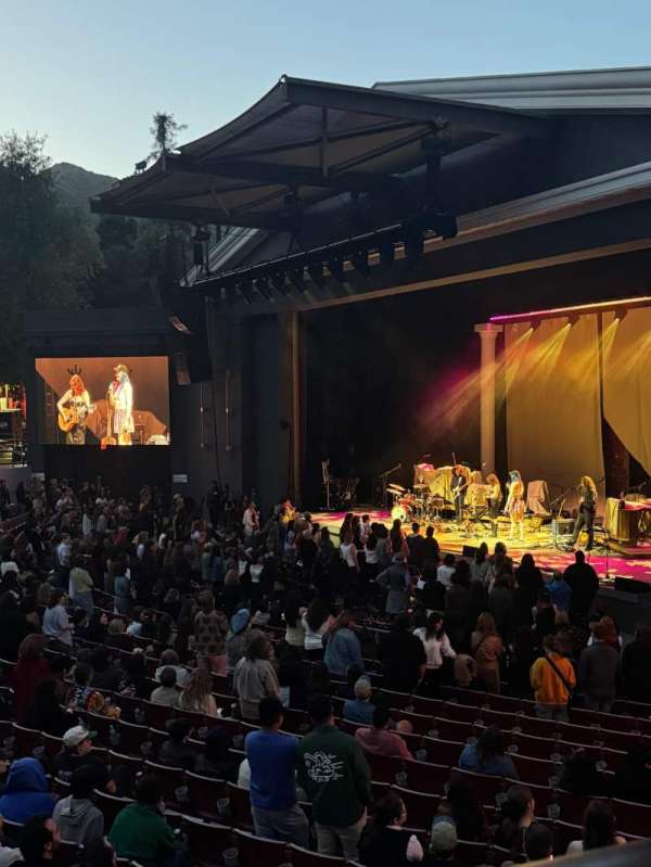 The Greek Theatre, section: South Terrace, row: BB, seat: 2