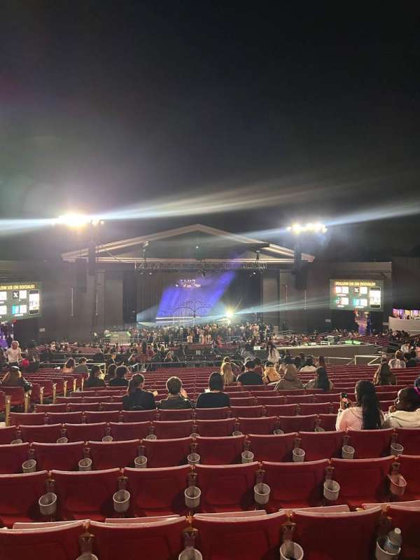 The Greek Theatre, section: B Left Center, row: V, seat: 139