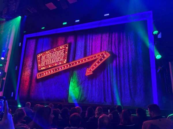 Palace Theatre, Broadway, section: Orchestra R, row: F, seat: 120