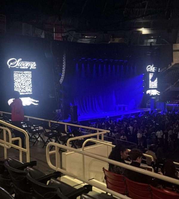 Bojangles' Coliseum, section: 109, row: M, seat: 7