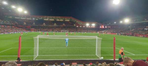 City Ground, section: T8, row: K, seat: 86