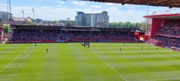City Ground, section: M, row: 17, seat: 65