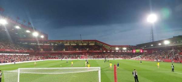 City Ground, section: T8, row: J, seat: 78