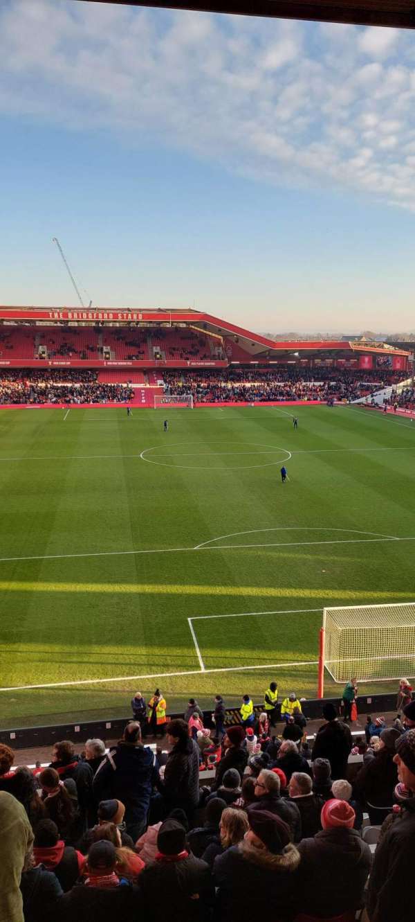 City Ground, section: T4, row: K, seat: 113