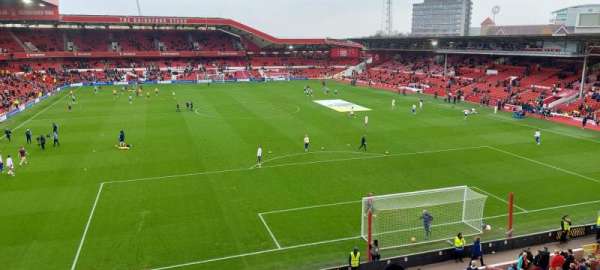 City Ground, section: T4, row: F, seat: 118