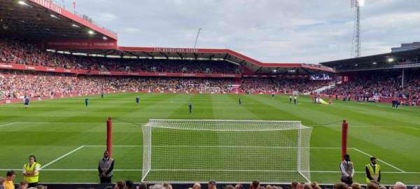 City Ground, section: T8, row: M, seat: 87
