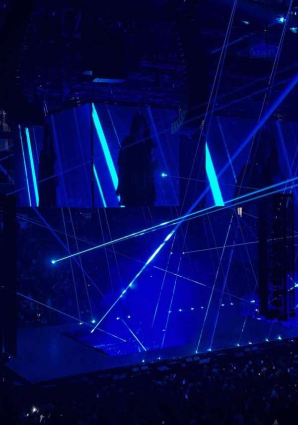 Spectrum Center, section: 107A, row: W, seat: 3