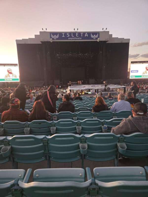 Isleta Amphitheater, section: 7, row: V, seat: 3