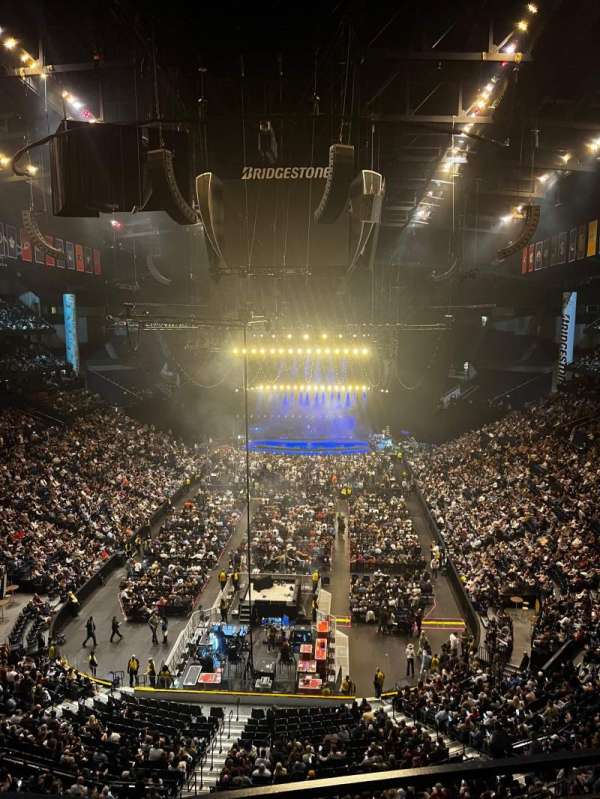 Bridgestone Arena, section: 301, row: B, seat: 3