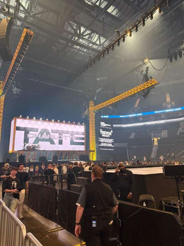 Spectrum Center, section: 105, row: a, seat: 6