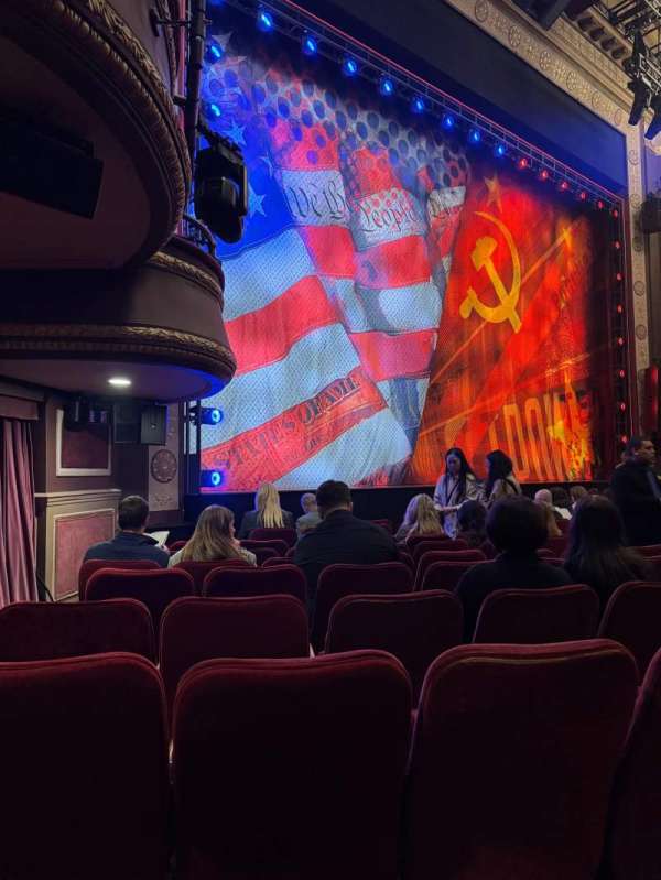 Imperial Theatre, section: Orchestra L, row: H, seat: 21