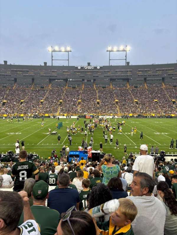 Lambeau Field, section: 120, row: 25, seat: 11