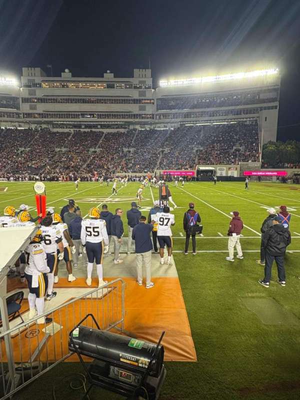 Lane Stadium, section: 129, row: C, seat: 5